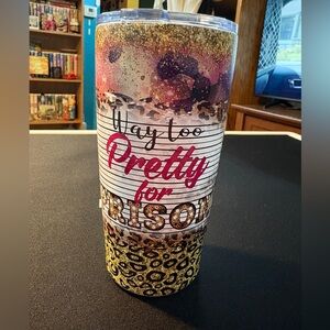 Colorful Tumbler with Fun Quote